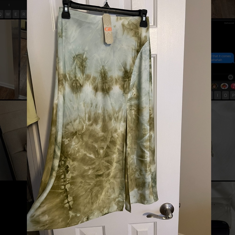 Gianni Bini tye dye midi skirt